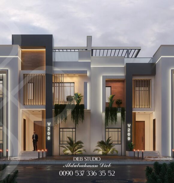 Modern Twin Villa