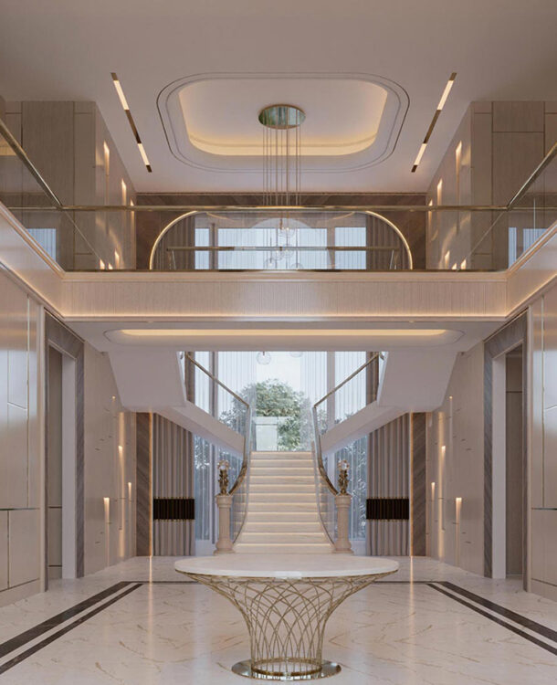 modern entrance hall