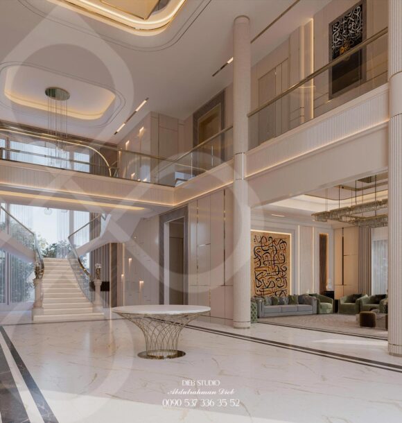 modern entrance hall