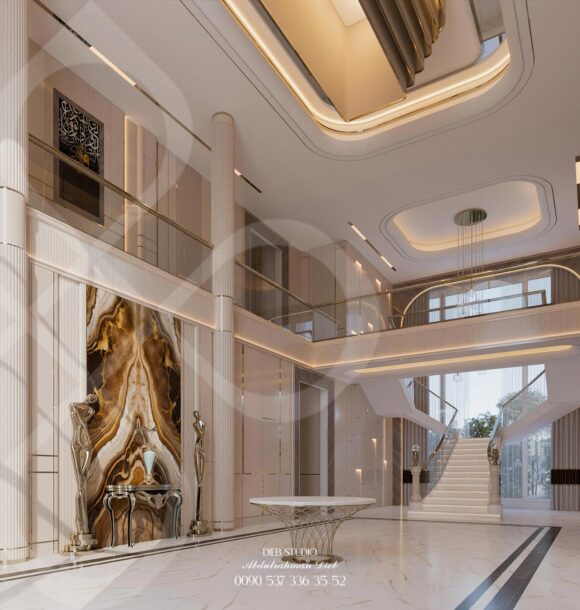 modern entrance hall