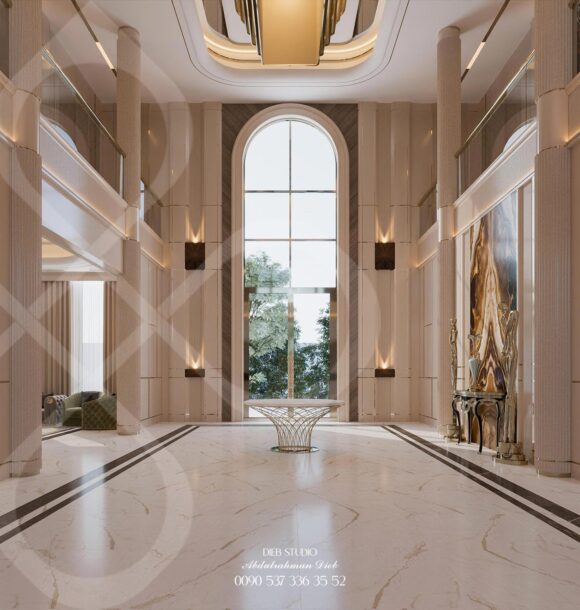 modern entrance hall