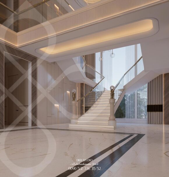 modern entrance hall