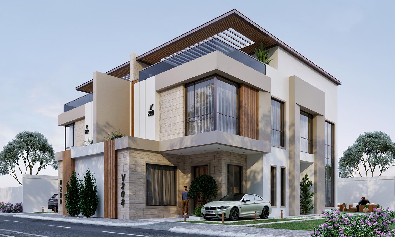 Modern Twin Villa